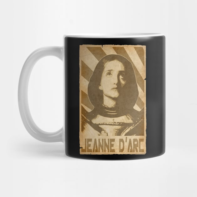 Joan Of Arc Jeanne D'Arc Arc Retro Propaganda by Nerd_art